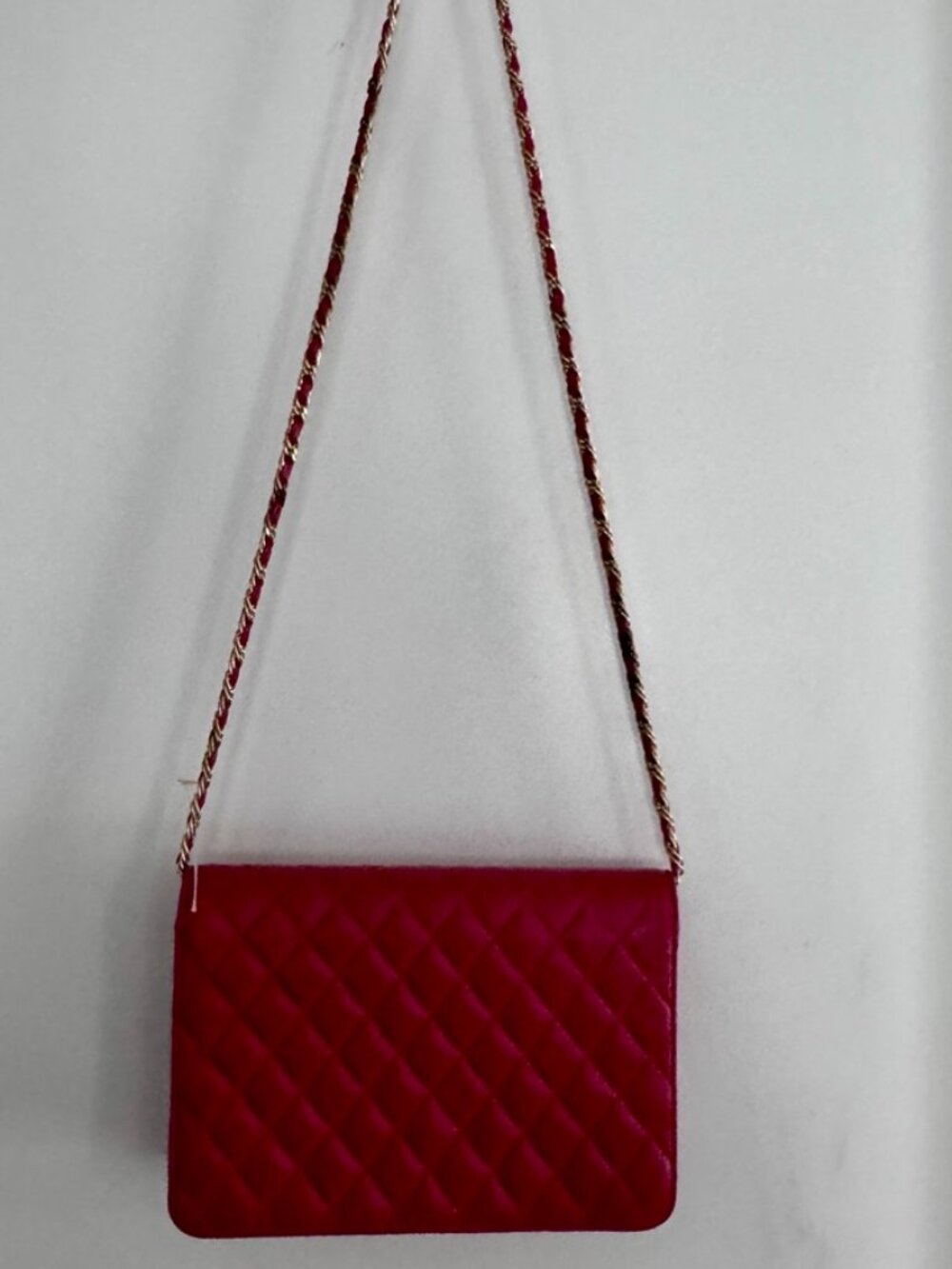 Jay Herbert of New York, Authentic Vintage Quilted Red Leather Handbag,New w/Tag - Picture 5 of 11